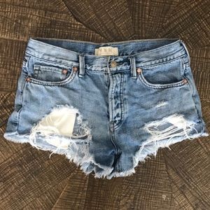 Free People Jean Shorts